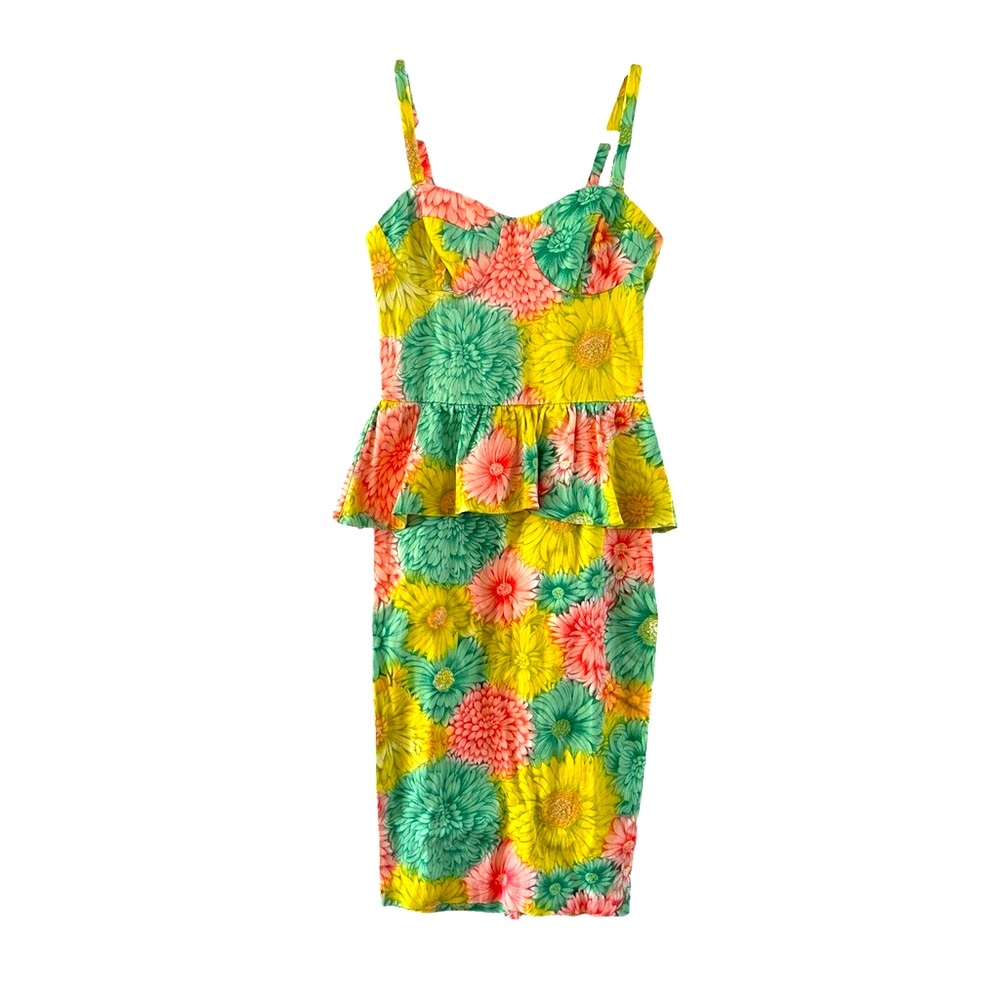 ASOS Peplum Sundress Wedding Guest